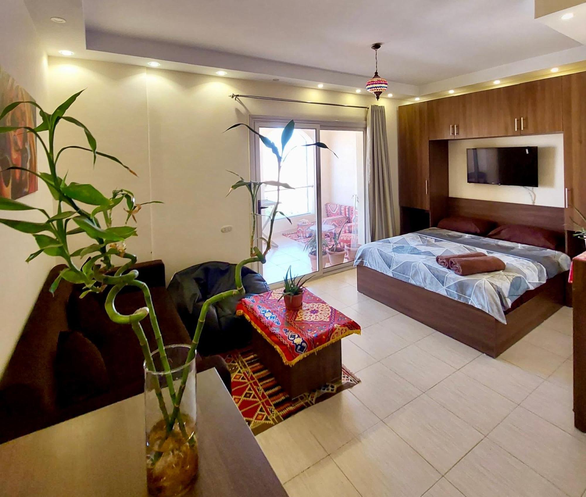 شقة Florenza Khamsin - Sea View / Free Wi-fi الغردقة